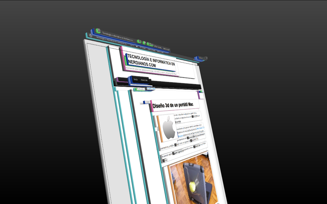 Captura visión de entrada en wordpres - vista en 3d